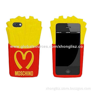New Cute 3D Fries Soft Silicone Back Case Cover Skin for Apple iPhone 5/5S